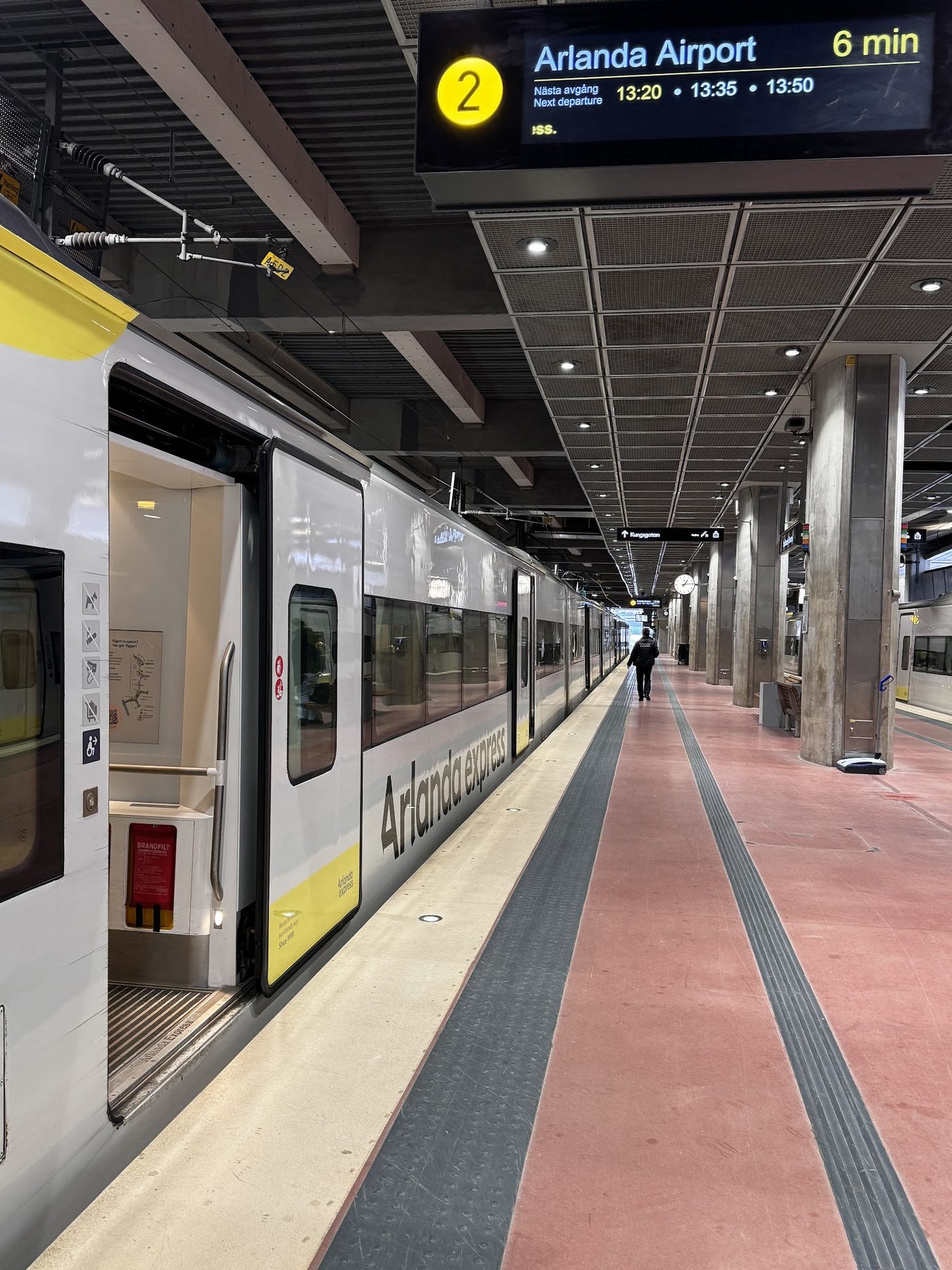 Arlanda Express, tåget mellan Stockholms central och Arlanda